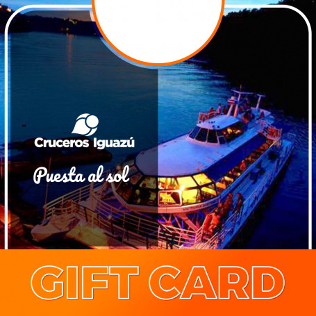 Gift card para la puesta al sol con Cruceros Iguazú - Victoria Austral