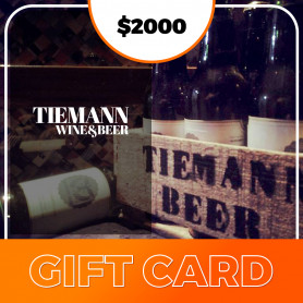 Gift Card para Tiemann beer - $2000