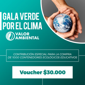 Voucher Gala verde por el clima $30.000